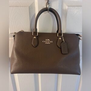 Coach Gray Leather Bag